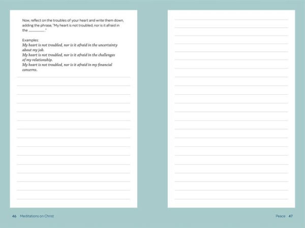 Meditations on Christ: A 5-Minute Guided Journal for Christians