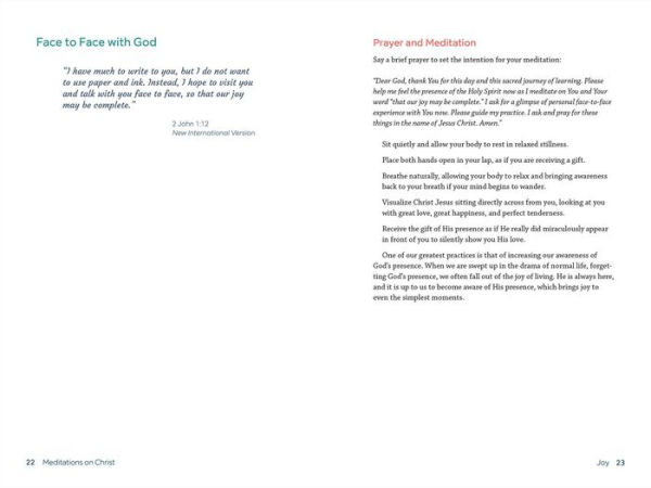 Meditations on Christ: A 5-Minute Guided Journal for Christians