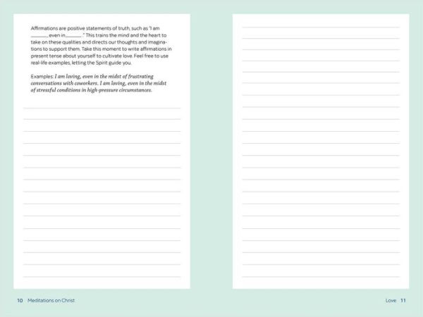 Meditations on Christ: A 5-Minute Guided Journal for Christians