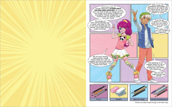 Ka-boom! Create Your Own Manga Adventures: Blank Comic Book for Kids