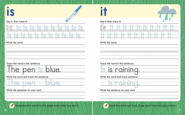 Learn to Write Sight Words: A Workbook for Kids