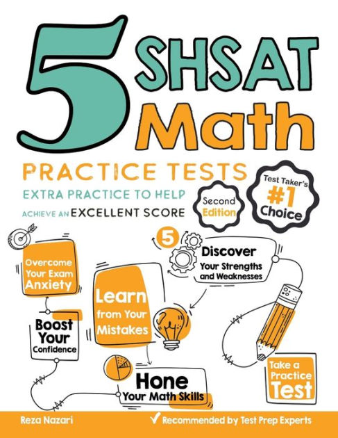 5 SHSAT Math Practice Tests: Extra Practice to Help Achieve an ...