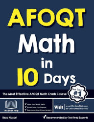 Title: AFOQT Math in 10 Days: The Most Effective AFOQT Math Crash Course, Author: Reza Nazari