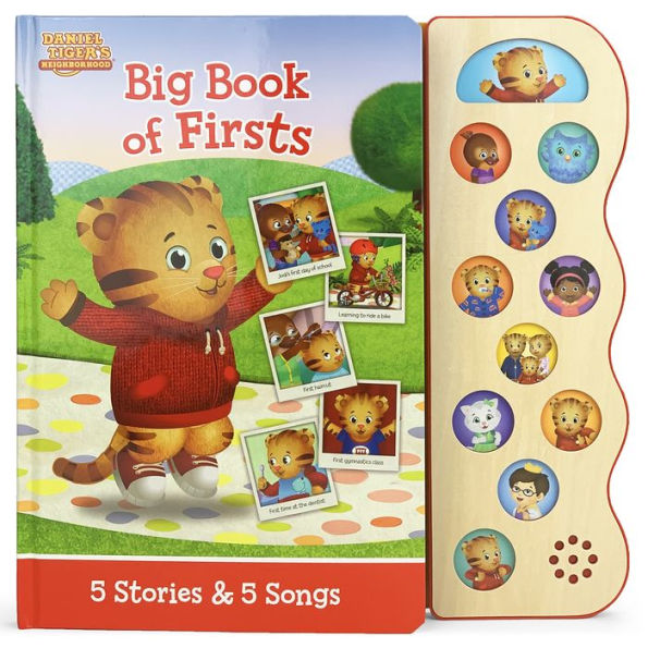 Daniel Tiger Big Book of Firsts: 5 Stories & 5 Songs