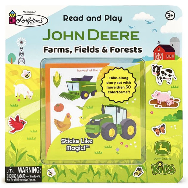 John Deere Kids Farms, Fields & Forests (Colorforms) by Cottage Door ...