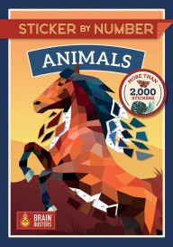 Title: Sticker by Number Animals, Author: Cottage Door Press