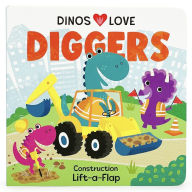 Dinos Love Diggers: Construction Lift-a-Flap