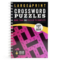 Title: Large Print Crossword Puzzles Pink: Over 200 Puzzles to Complete, Author: Parragon