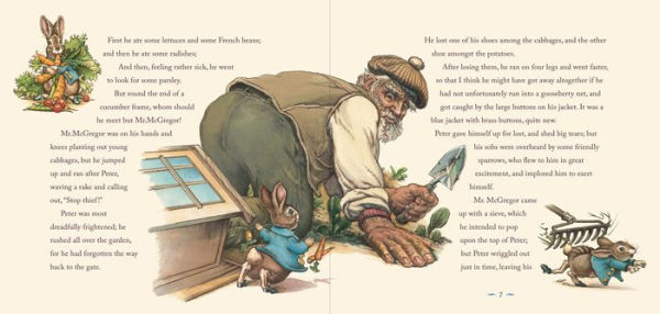 The Classic Tale of Peter Rabbit Classic Heirloom Edition: The Classic Edition Hardcover with Slipcase and Ribbon Marker