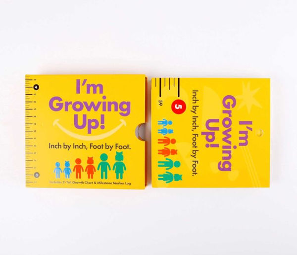 I'm Growing Up: Foot by Foot, Inch by Inch: A Wall-Hanging Guided Journal to Chart and Record Your Kids' Growth!