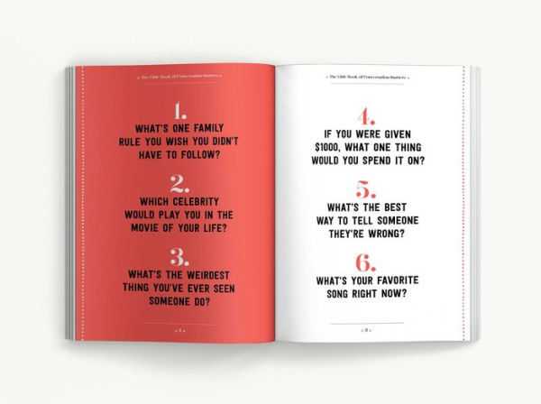 The Little Book of Conversation Starters: 375 Entertaining and Engaging Questions!