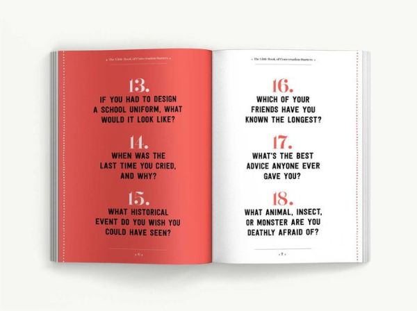 The Little Book of Conversation Starters: 375 Entertaining and Engaging Questions!