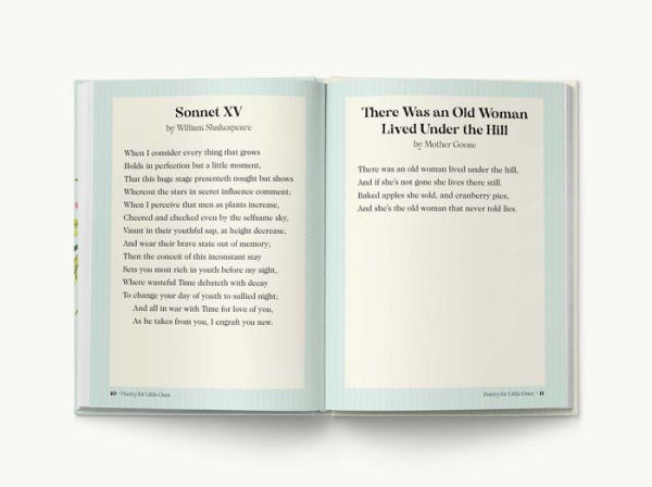 Poetry for Little Ones: A Book of Rhymes and Lullabies