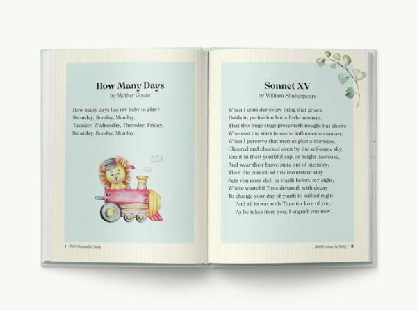 Poetry for Little Ones: A Book of Rhymes and Lullabies