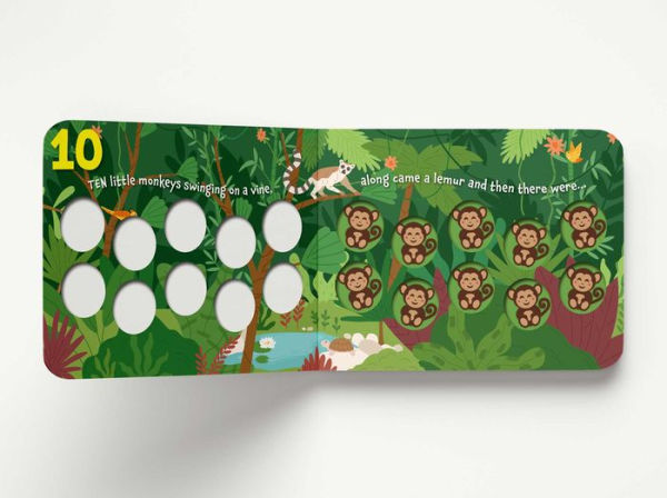 Ten Little Monkeys: A Magical Counting Storybook