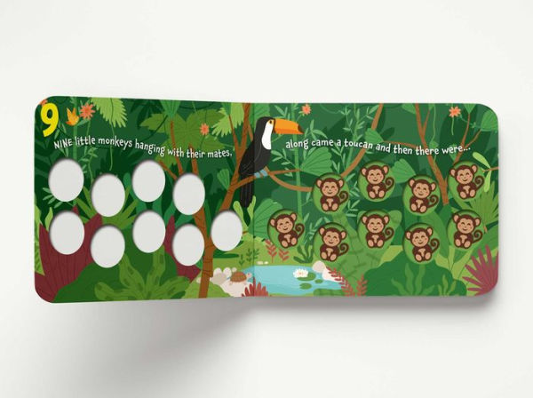 Ten Little Monkeys: A Magical Counting Storybook