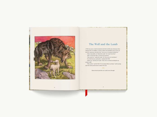 Aesop's Fables Heirloom Edition: The Classic Edition Hardcover with Slipcase and Ribbon Marker (Fairy Tales, Classic Children Books, Animal Stories, Books for Young Children)