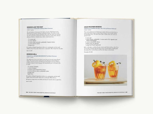 The New York Times Essential Book of Cocktails (Second Edition): Over 400 Classic Drink Recipes With Great Writing from