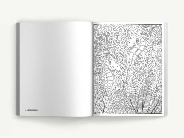 Color Me Under the Sea: An Adorable Adult Coloring Book
