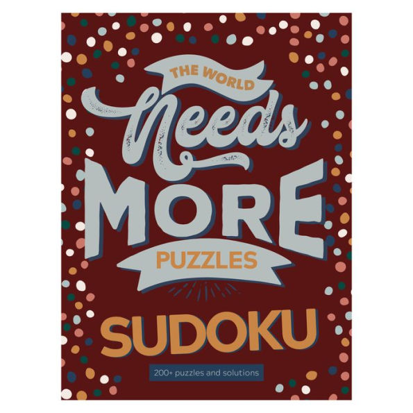 The World Needs More Puzzles Sudoku Book / Puzzle Pad