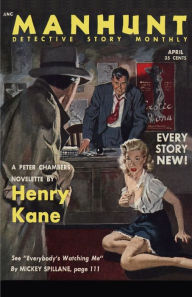 Title: Manhunt, April 1953, Author: Mickey Spillane