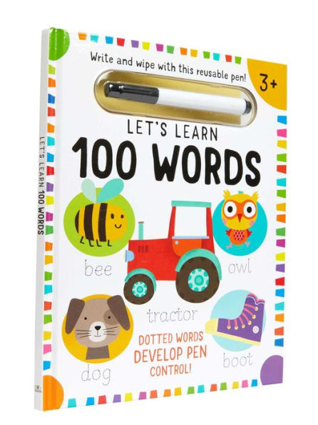Let's Learn: First 100 Words (Write and Wipe)