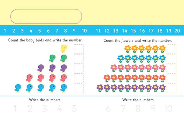 Let's Learn: First Number Skills (Write and Wipe)