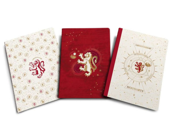 Harry Potter: Gryffindor Constellation Sewn Notebook Collection (Set of 3)