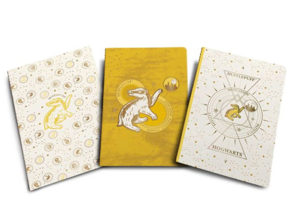 Harry Potter: Hufflepuff Constellation Sewn Notebook Collection (Set of 3)