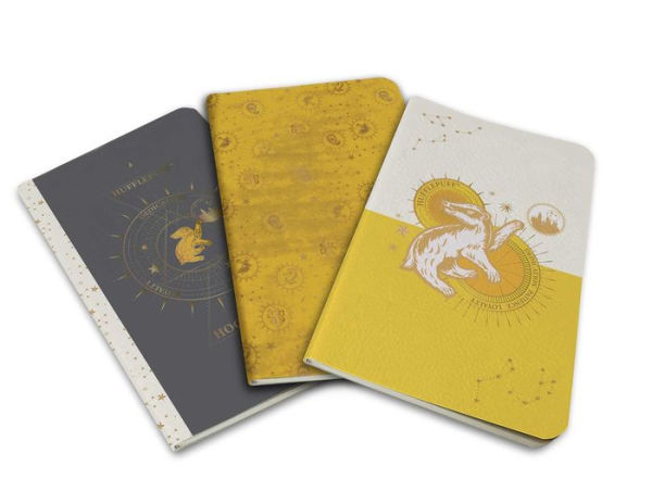 Harry Potter: Hufflepuff Constellation Sewn Pocket Notebook Collection