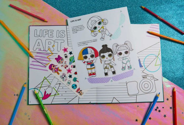 L.O.L. Surprise!: Make Your Own Pop-Up Book: Fashionably Fierce: (LOL Surprise Activity Book, Gifts for Girls Aged 5+, Coloring Book)