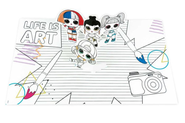 L.O.L. Surprise!: Make Your Own Pop-Up Book: Fashionably Fierce: (LOL Surprise Activity Book, Gifts for Girls Aged 5+, Coloring Book)