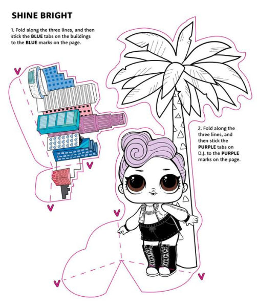 L.O.L. Surprise!: Make Your Own Pop-Up Book: Fashionably Fierce: (LOL Surprise Activity Book, Gifts for Girls Aged 5+, Coloring Book)