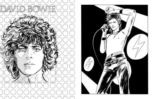 BOWIE: A Michael Allred Coloring Book: The Unauthorized Coloring Book Based on the New York Times-bestselling graphic novel Bowie!