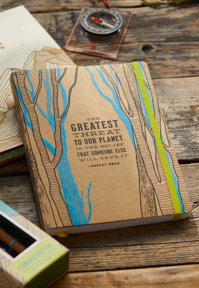 Conservation Softcover Notebook: Notebook With Quotes, Hiking Journal, Camping Journal