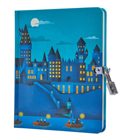 Harry Potter: Hogwarts Castle Glow-in-the-Dark Lock & Key Diary