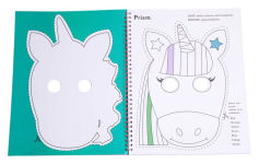 Alternative view 8 of Color & Cut Masks: Unicorns: (Origami For Kids, Art books for kids 4 - 8, Boys and Girls Coloring, Creativity and Fine Motor Skills)