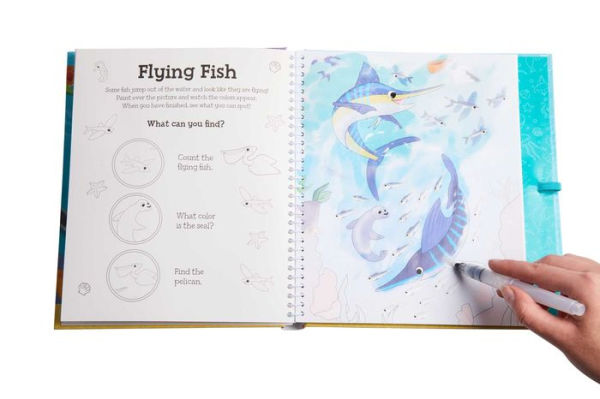 Chok Magic Water Coloring Book for Kids Toddlers Water Magic Books Water  Painting Books Magic Painting Books Set Activity Books with Pen Reusable