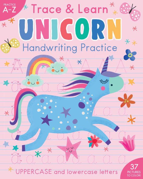 Trace & Learn Handwriting Practice: Unicorn