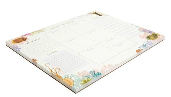 Art of Nature: Under the Sea Weekly Planner Notepad: (Undated Weekly Planner, Cute Stationery Gift, Gift for Girls)