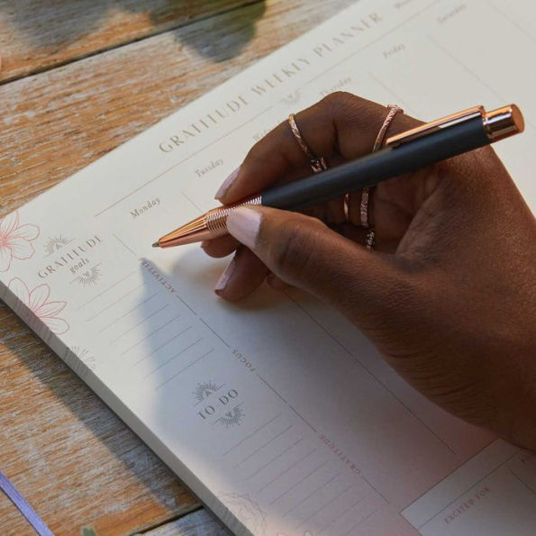 Gratitude Weekly Planner Notepad (Mindfulness Gifts, Gratitude Journal