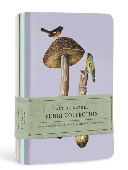 Art of Nature: Fungi Sewn Notebook Collection (Set of 3): (Gifts for Mushroom Enthusiasts and Nature Lovers, Nature Journal, Journals for Hikers)