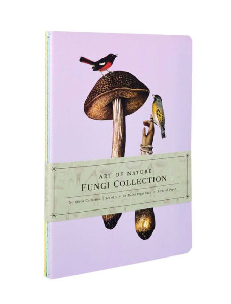 Art of Nature: Fungi Sewn Notebook Collection (Set of 3): (Gifts for Mushroom Enthusiasts and Nature Lovers, Nature Journal, Journals for Hikers)
