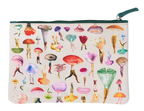 Art of Nature: Fungi Accessory Pouch: (Gifts for Mushroom Enthusiasts and Nature Lovers, Cute Stationery, Back to School Supplies)