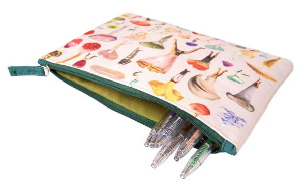 Art of Nature: Fungi Accessory Pouch: (Gifts for Mushroom Enthusiasts and Nature Lovers, Cute Stationery, Back to School Supplies)