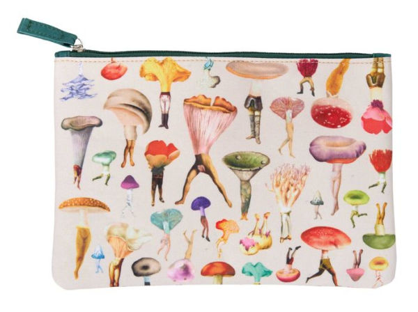 Art of Nature: Fungi Accessory Pouch: (Gifts for Mushroom Enthusiasts and Nature Lovers, Cute Stationery, Back to School Supplies)