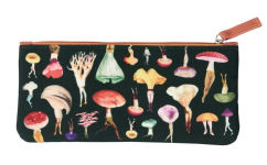 Alternative view 1 of Art of Nature: Fungi Pencil Pouch: (Gifts for Mushroom Enthusiasts and Nature Lovers, Cute Stationery, Back to School Supplies)