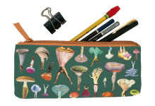 Alternative view 2 of Art of Nature: Fungi Pencil Pouch: (Gifts for Mushroom Enthusiasts and Nature Lovers, Cute Stationery, Back to School Supplies)