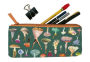 Alternative view 2 of Art of Nature: Fungi Pencil Pouch: (Gifts for Mushroom Enthusiasts and Nature Lovers, Cute Stationery, Back to School Supplies)