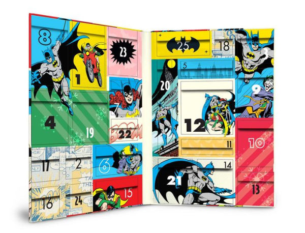 The Official BatmanT Advent Calendar: Christmas in Gotham City: 25 Days of Surprises with Mini Books, Mementos, and More! (Batman Books, Fun Holiday Advent Calendar, Super Hero)